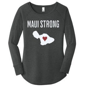 Maui Strong Lahaina Fires Maui Wildfire Relief Women's Perfect Tri Tunic Long Sleeve Shirt