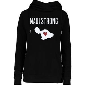 Maui Strong Lahaina Fires Maui Wildfire Relief Womens Funnel Neck Pullover Hood