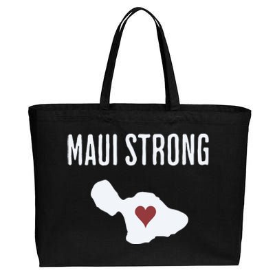 Maui Strong Lahaina Fires Maui Wildfire Relief Cotton Canvas Jumbo Tote