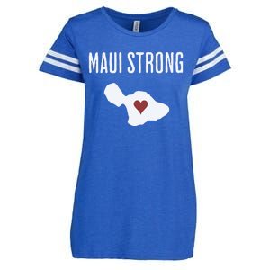 Maui Strong Lahaina Fires Maui Wildfire Relief Enza Ladies Jersey Football T-Shirt