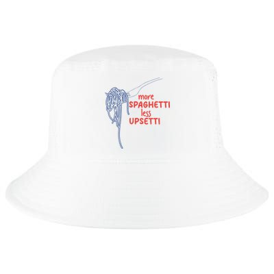 More Spaghetti Less Upsetti Italian Pasta Humor Cool Comfort Performance Bucket Hat