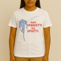 More Spaghetti Less Upsetti Italian Pasta Humor T-Shirt