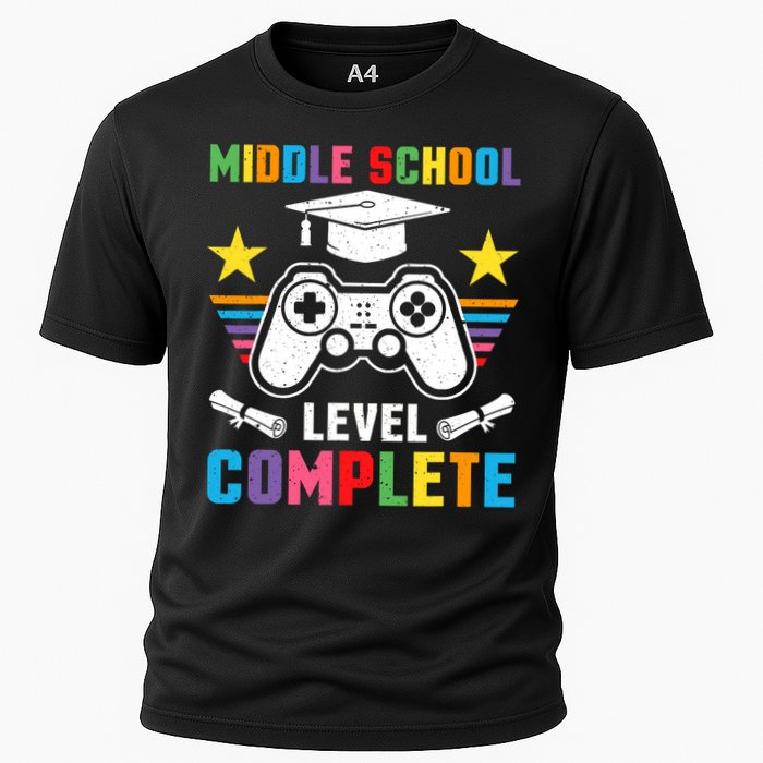 Middle School Level Complete Graduation Class 2025 Gamer  Cooling Performance Crew T-Shirt