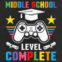 Middle School Level Complete Graduation Class 2025 Gamer  25L Jumbo Tote