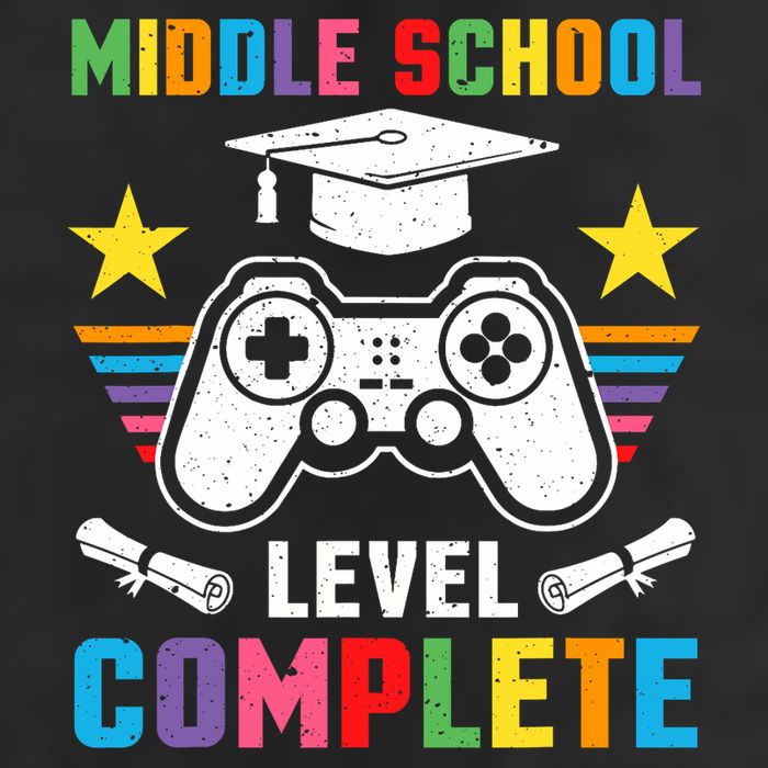 Middle School Level Complete Graduation Class 2025 Gamer  25L Jumbo Tote