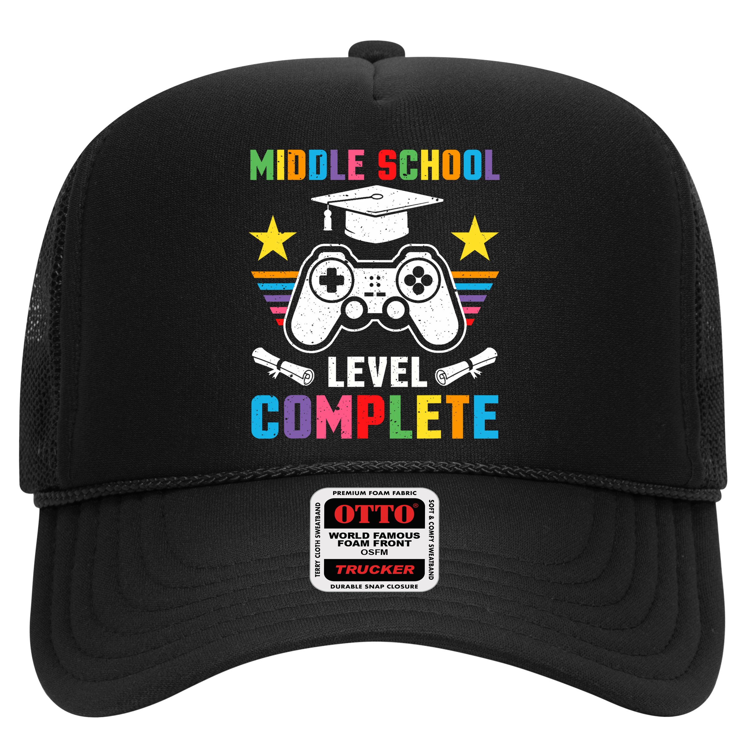 Middle School Level Complete Graduation Class 2025 Gamer  Hat