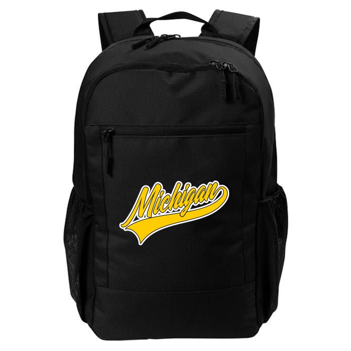 Michigan Script Logo Backpack