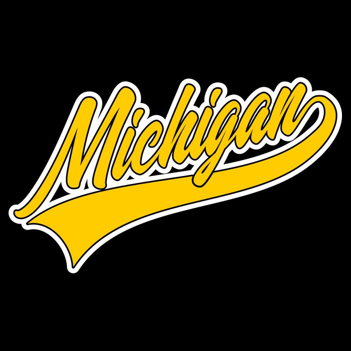 Michigan Script Logo Backpack