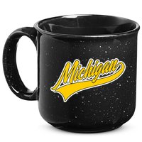 Michigan Script Logo 15oz Campfire Ceramic Mug
