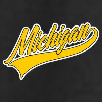 Michigan Script Logo 15oz Campfire Ceramic Mug