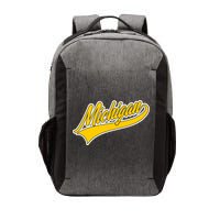 Michigan Script Logo Vector Backpack