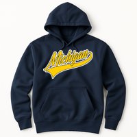 Michigan Script Logo Hoodie
