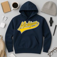 Michigan Script Logo Hoodie