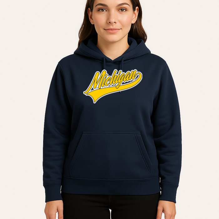 Michigan Script Logo Hoodie