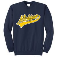 Michigan Script Logo Sweatshirt
