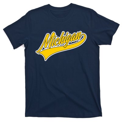 Michigan Script Logo T-Shirt