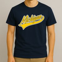 Michigan Script Logo T-Shirt