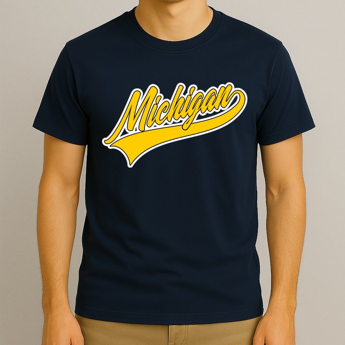 Michigan Script Logo T-Shirt