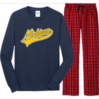 Michigan Script Logo Long Sleeve Pajama Set