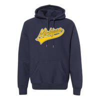 Michigan Script Logo Premium Hoodie