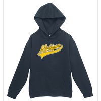 Michigan Script Logo Urban Pullover Hoodie