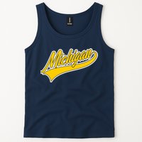 Michigan Script Logo Tank Top