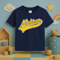 Michigan Script Logo Toddler T-Shirt