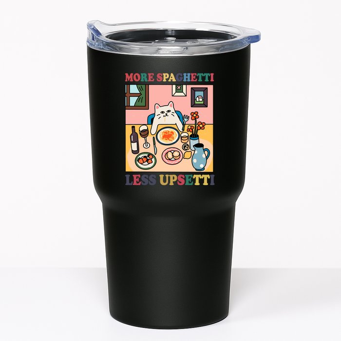 More Spaghetti Less Upsetti Cat Tumbler