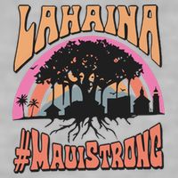 Maui Strong Lahaina Banyan Tree Ladies PosiCharge Tri-Blend Wicking Tank