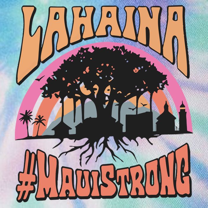 Maui Strong Lahaina Banyan Tree Legacy Tie Dye Trucker Hat