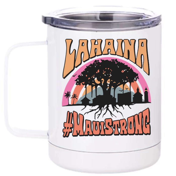 Maui Strong Lahaina Banyan Tree 12 oz Stainless Steel Tumbler Cup