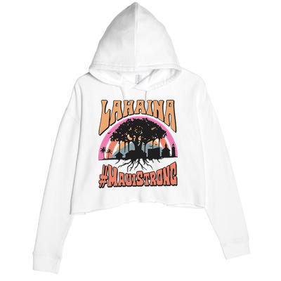 Maui Strong Lahaina Banyan Tree Crop Fleece Hoodie