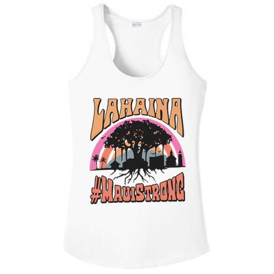 Maui Strong Lahaina Banyan Tree Ladies PosiCharge Competitor Racerback Tank