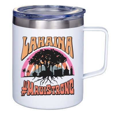 Maui Strong Lahaina Banyan Tree 12oz Stainless Steel Coffee Mug