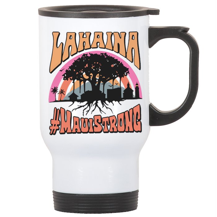 Maui Strong Lahaina Banyan Tree Stainless Steel Travel Mug