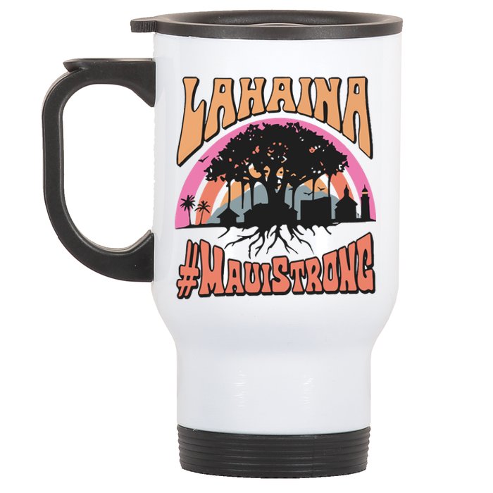 Maui Strong Lahaina Banyan Tree Stainless Steel Travel Mug