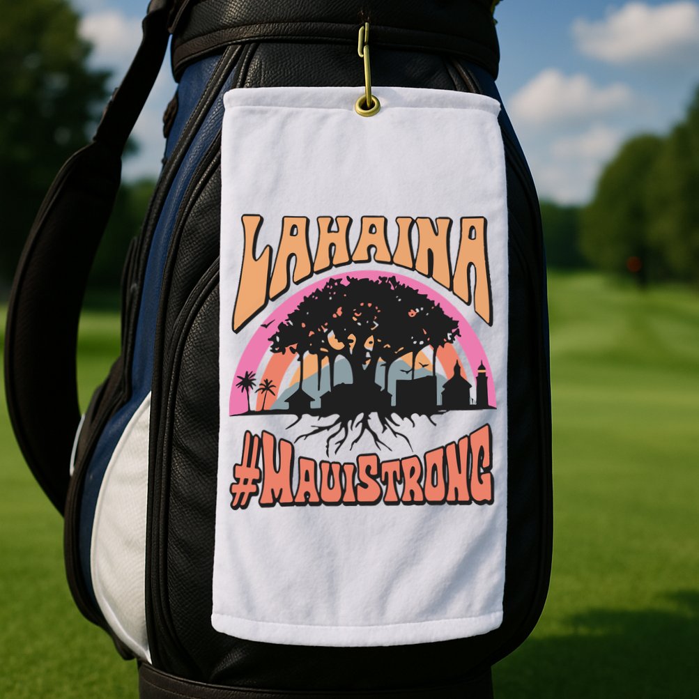 Maui Strong Lahaina Banyan Tree Golf Towel