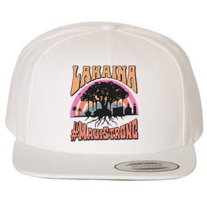 Maui Strong Lahaina Banyan Tree Wool Snapback Cap