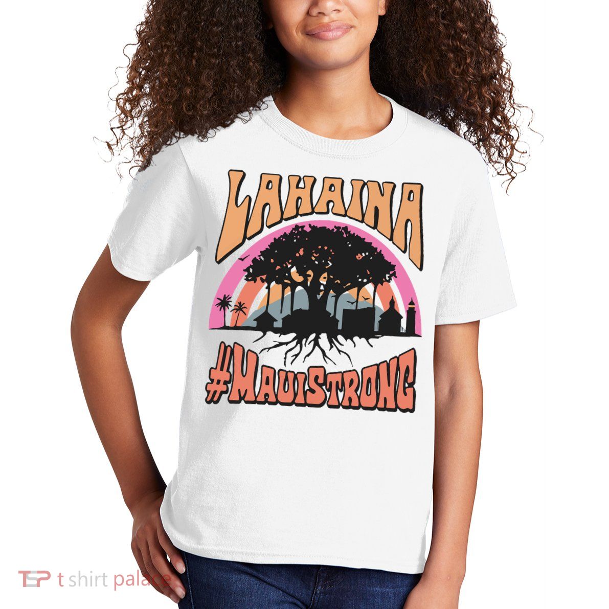 Maui Strong Lahaina Banyan Tree Kids T-Shirt