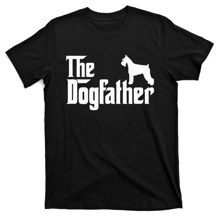 Miniature Schnauzer Lover Gift Dogfather T-Shirt