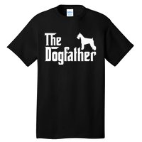 Miniature Schnauzer Lover Gift Dogfather Tall T-Shirt