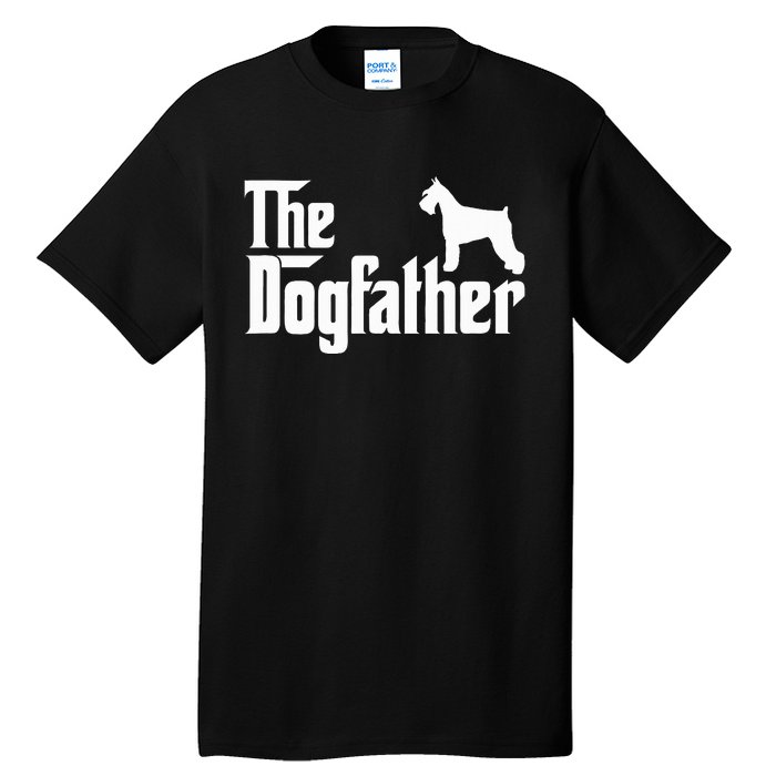 Miniature Schnauzer Lover Gift Dogfather Tall T-Shirt