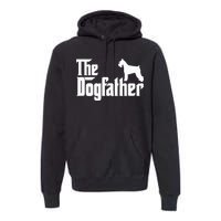 Miniature Schnauzer Lover Gift Dogfather Premium Hoodie