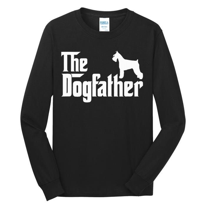 Miniature Schnauzer Lover Gift Dogfather Tall Long Sleeve T-Shirt