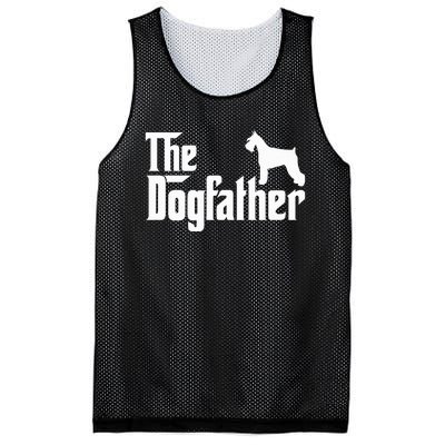 Miniature Schnauzer Lover Gift Dogfather Mesh Reversible Basketball Jersey Tank