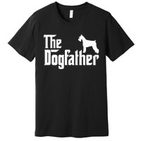 Miniature Schnauzer Lover Gift Dogfather Premium T-Shirt