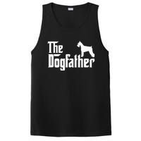 Miniature Schnauzer Lover Gift Dogfather PosiCharge Competitor Tank