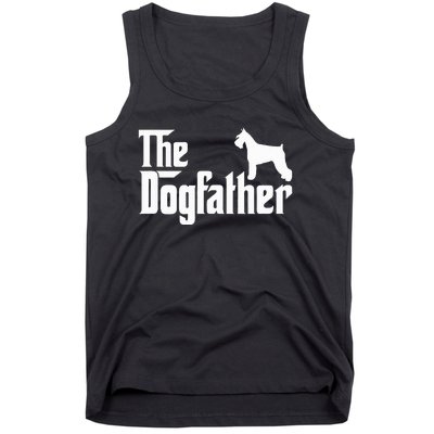 Miniature Schnauzer Lover Gift Dogfather Tank Top