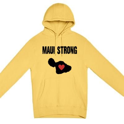 Maui Strong Love Hawaii Premium Pullover Hoodie