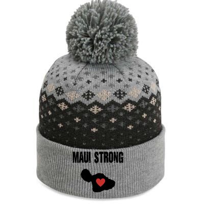 Maui Strong Love Hawaii The Baniff Cuffed Pom Beanie